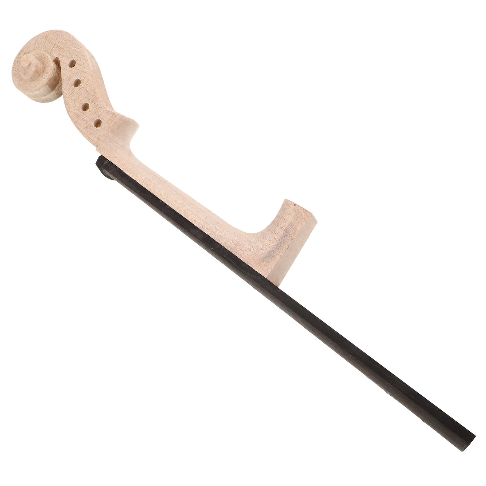 

Violin Head Neck Parts Unfinished Wooden Fingerboard Replacements Acoustic Repair Accessories Instruments Durable Wood Natural