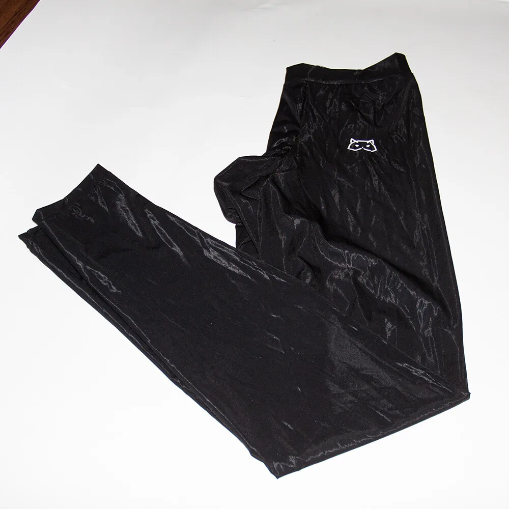 Summer Sexy Mens Transparent Ice Silk Ultra-thin Leggings Tight Top Pants Underwears