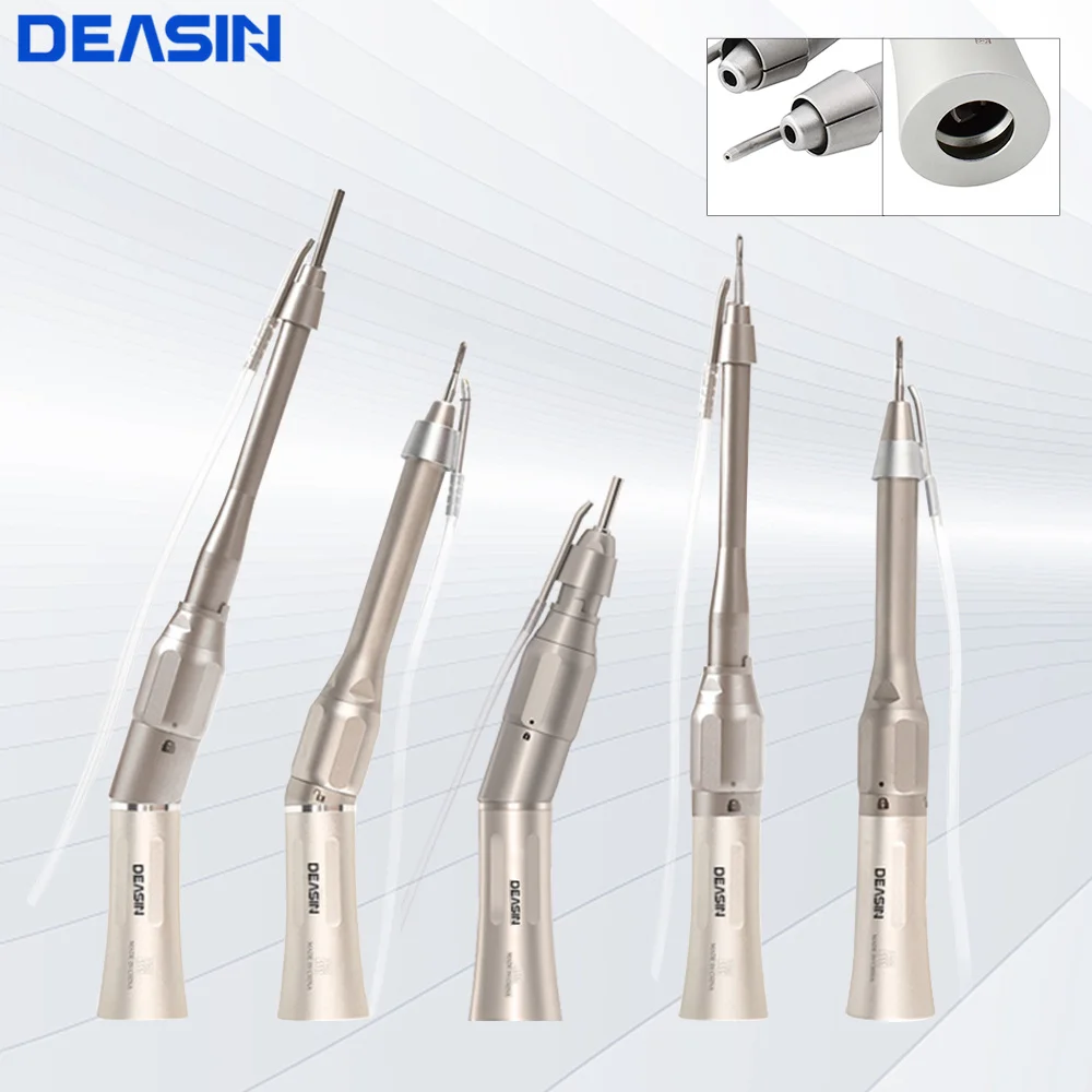 DEASIN Dental low speed handpiece surgical series 1:1 ratio 20 degree angle head with external water spray implant hand piece