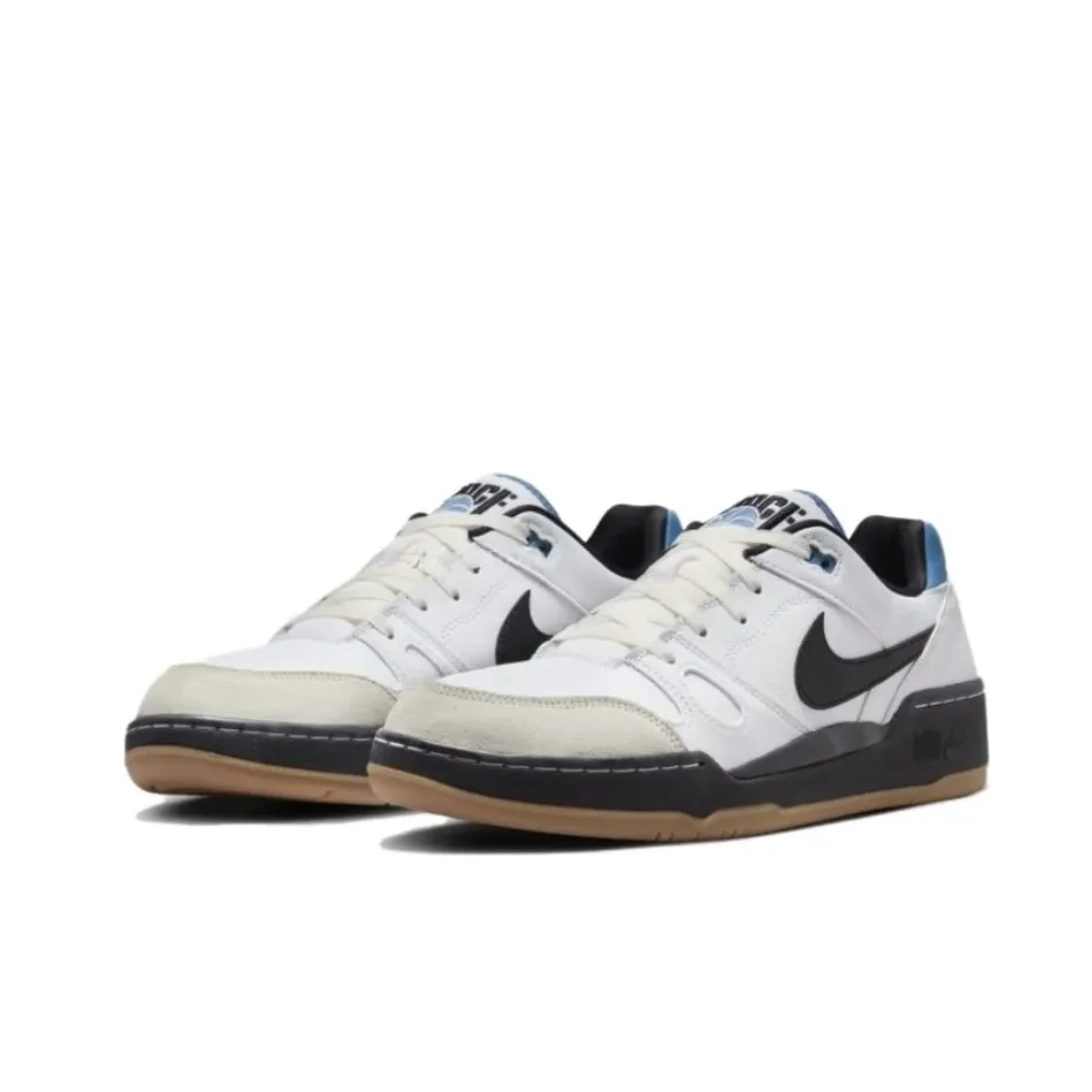 حذاء Nike Full Force Low للرجال والنساء، حذاء رياضي كاجوال مريح وجيد التهوية باللون الأسود والأبيض والأزرق