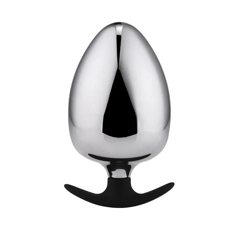 Large Metal Anal Plug Personal Massager for Unisex Provide a Full Feeling Designed for Experienced or Intermediate Playe