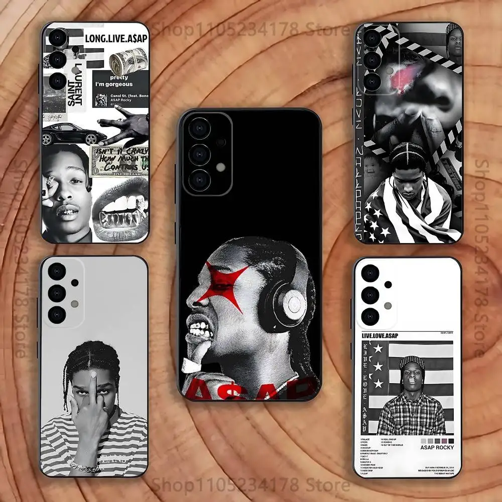 

Phone Case For Samsung S25,S24,S21,S22,S23,S30,Ultra,S20,Plus,Fe,Lite,5G A-ASAP Rocky Rapper Black Cover