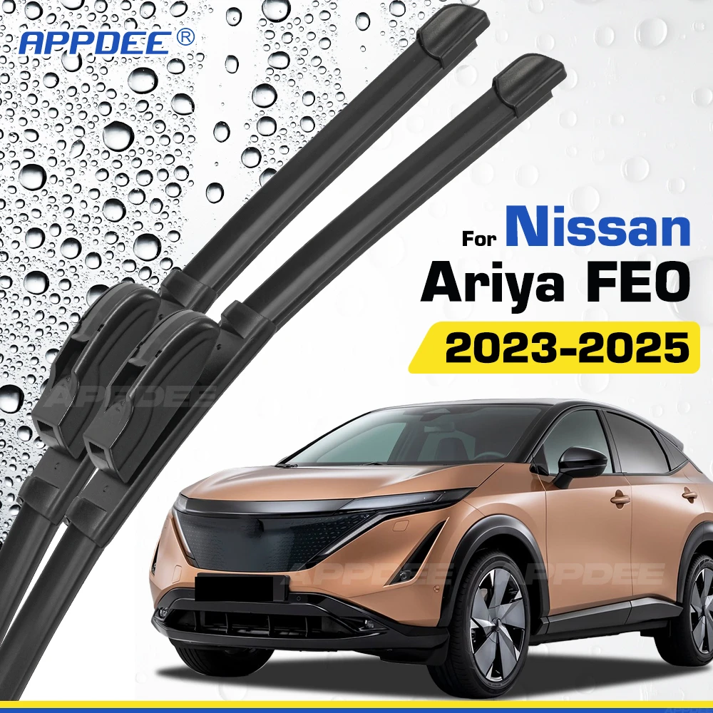 

Для Nissan Ariya FE0 2023-2025 силиконовые и резиновые щетки стеклоочистителя передние щетки стеклоочистителя лобовое стекло щетки