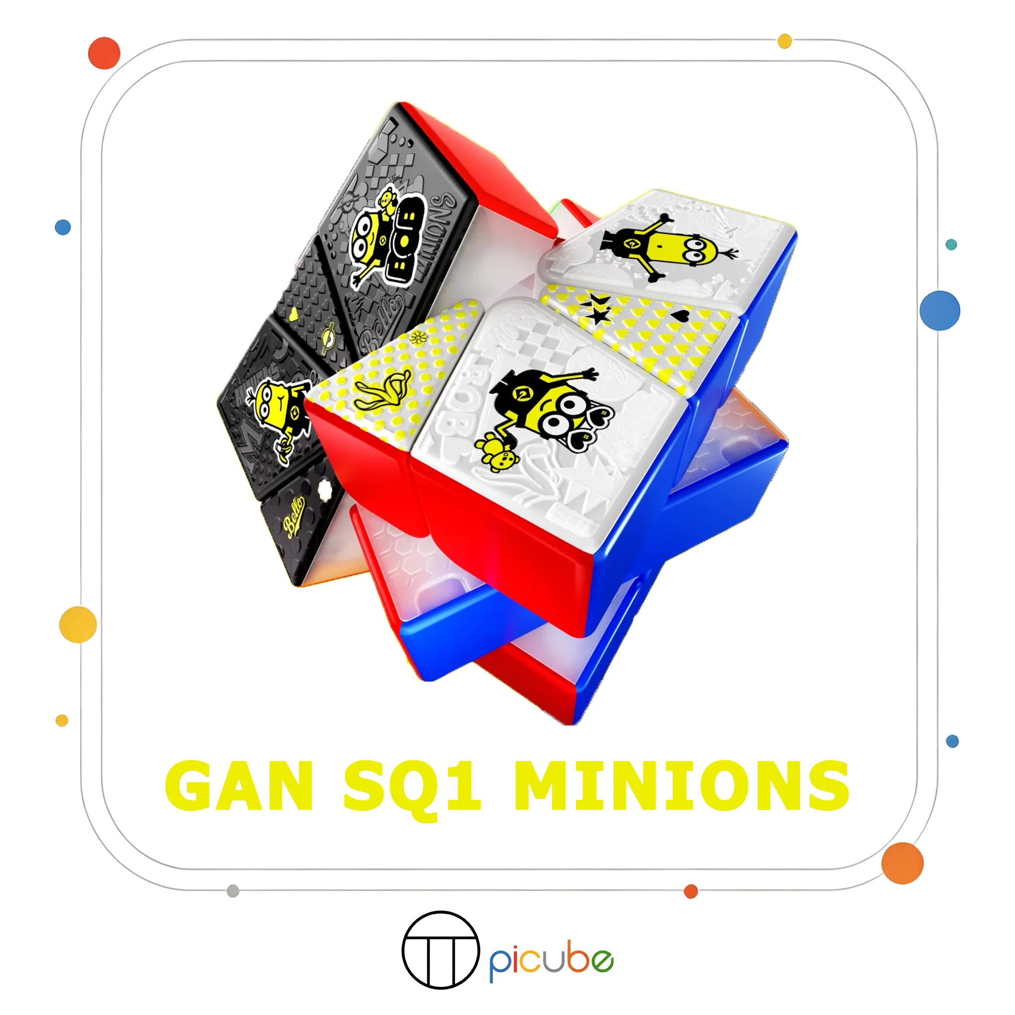 [picube]-gan-sq1-minions-square‑1-limited-edition-magnetic-speed-cube-irregular-shape-puzzle-cartoon-cubo-magico-gift-toy