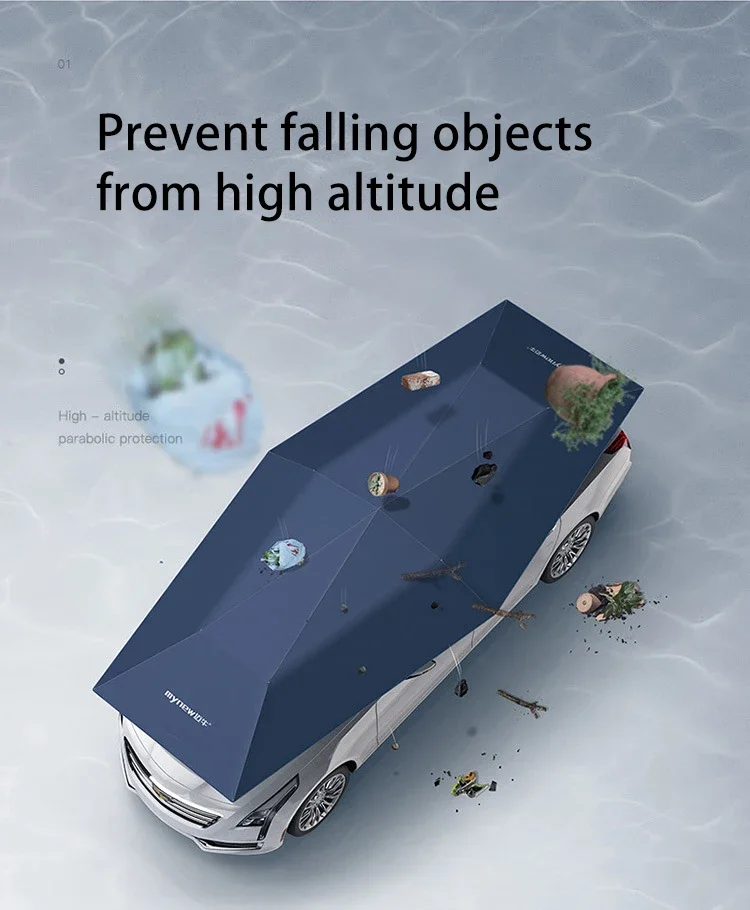

Roof Car Cover, Sunshade Umbrella, Remote Control Sunshade, UV Protection, Automatic Folding Sunshade Cover