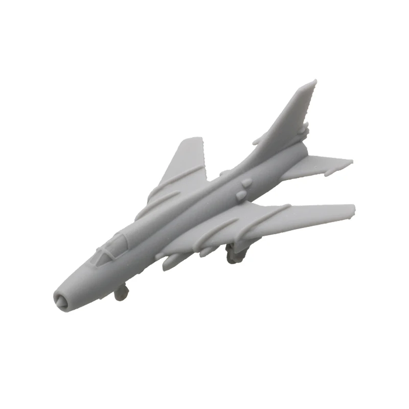 5PCS Russia Su-17 Length 28mm 49mm 56mm Uncolored Battle Airplane Model Fighting Plane Mould for DIY Fighter Jet Aeroplane Toy