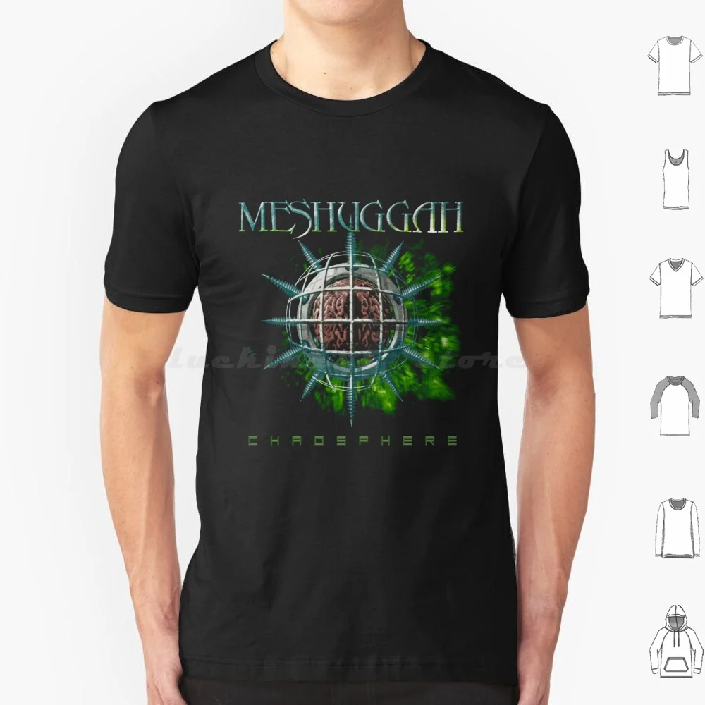 Meshuggah Cd Cvr Chaosphere Official T Shirt Cotton Men Women DIY Print Meshuggah Extreme Metal Death Metal Black Metal Band