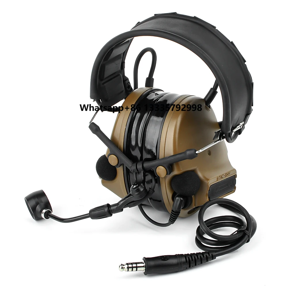 

TAC-SKY C5 Headband Tactical Communication Sports Headphone Active Noise Reduction WYS0117 Hearing Protection Pickup Headset