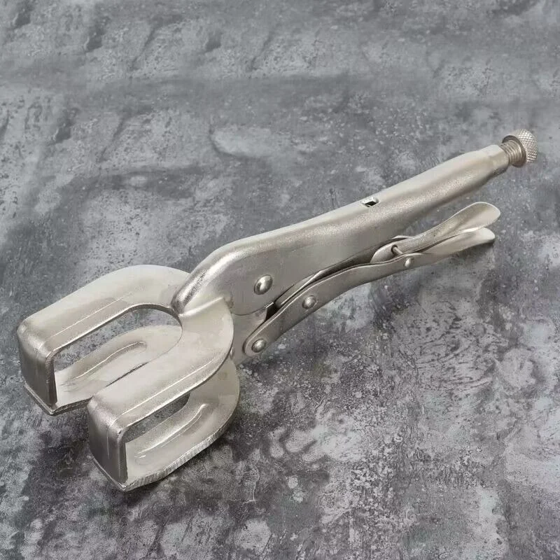 Pinza di bloccaggio per saldatura a forma di U da 9 pollici Pinza per morsetto per saldatura di metalli multifunzionale regolabile Rilascio rapido per una facile rimozione
