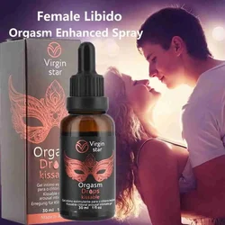 30Ml Female Fast Orgasm Drops Libido Enhancer Sex Tight Vagina Stimulant Intense Sex Drop Exciter Women Strong Enhance Climax