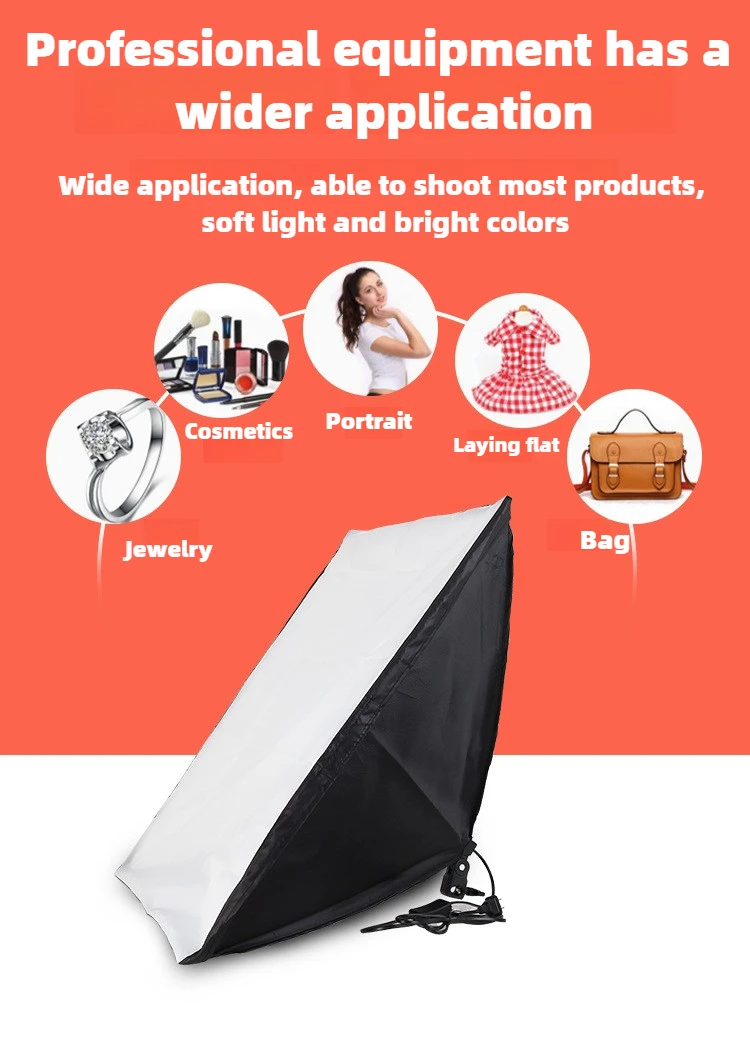 40*40cm Professional Photography softbox Lighting Soft Box Live Fill Light for Photo Studio