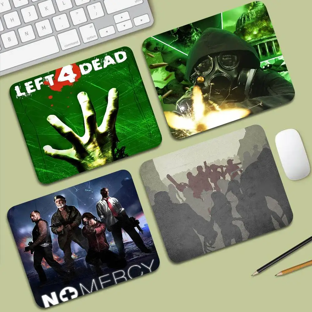 Classic Game L-Left 4 Deads PC Small Keyboard Table Mats Mouse Pad Locking Edge Gabinete Mausepad Computer Mat Gaming Office