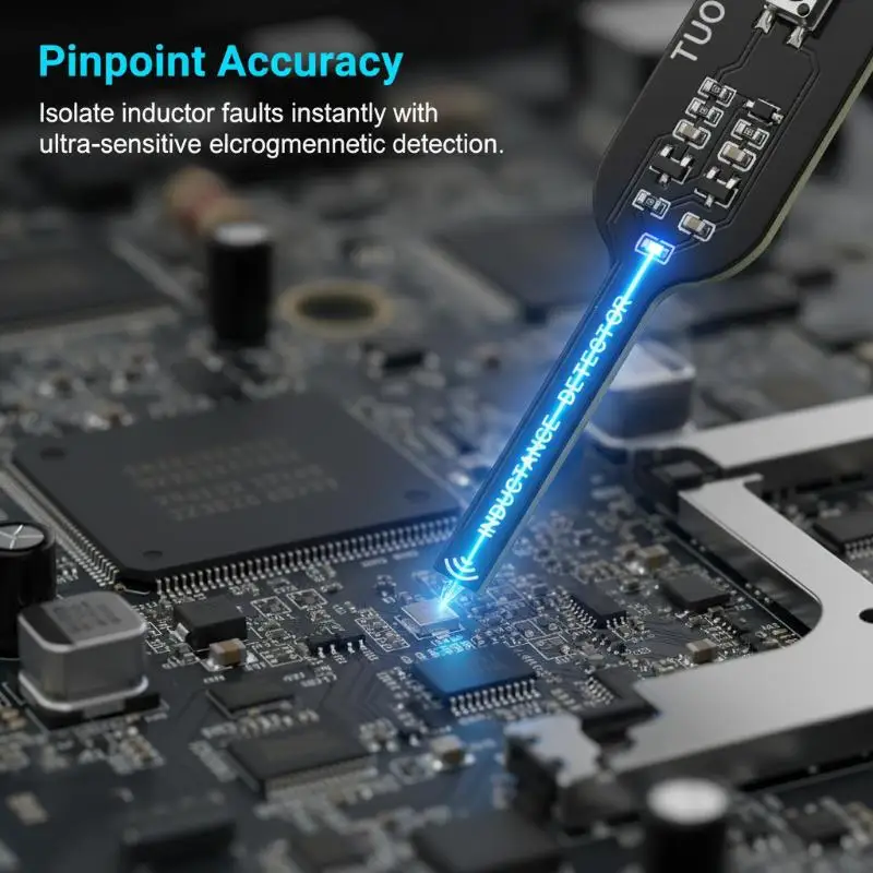 Inductor Detector Tool Motherboard Coil Tester For Phone Motherboard Repair Electromagnetic Induction Quick Fault Check