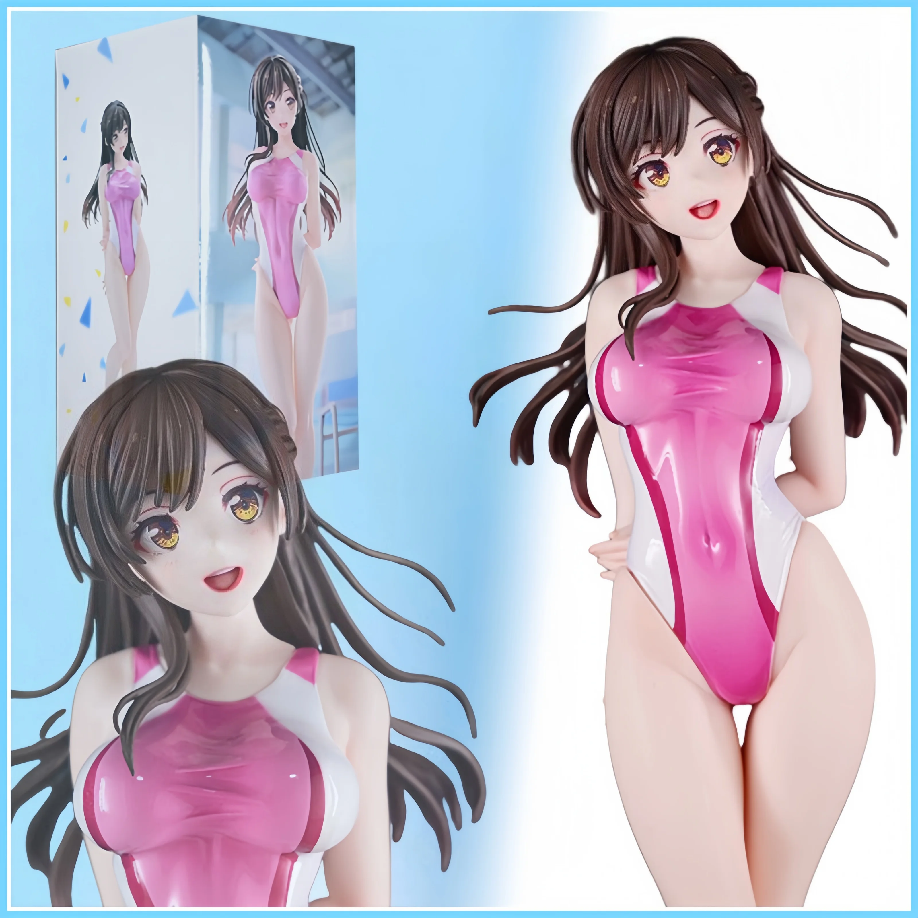 

New Mizuhara Chizuru Action Figure Rent-A-Girlfriend Ichinose Chizuru Figure Pvc Decoration Statue Collection Model Gifts Toys