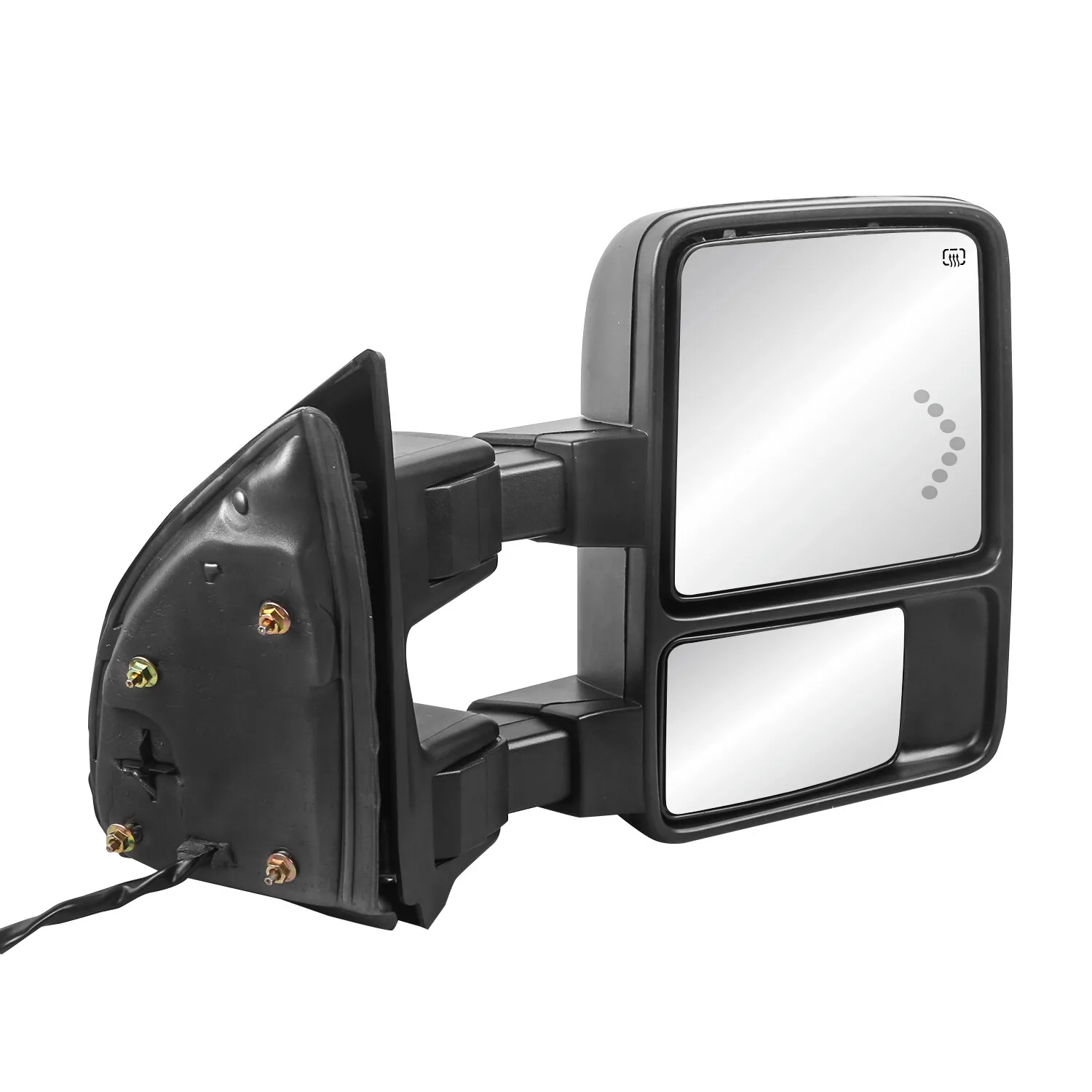 Pair Power Heated Tow Mirrors For 2008-2016 Ford F250 F350 F450 F550 Super Duty