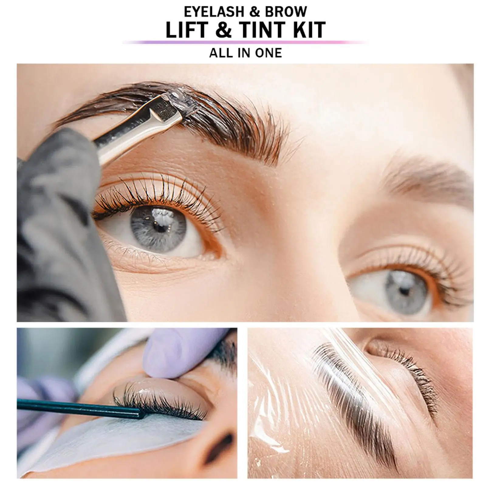 Semi-permanente Lash Lift and Tint Kit, Curling de cílios, Lash Extension Set, Lash Curling, Novo, 6-8 semanas