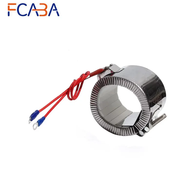 FCABA 70mm Inner Diameter 30~70 Height Ceramic Band Heater 110V/220V/380V 400W/500W/600W/700W Heating Element