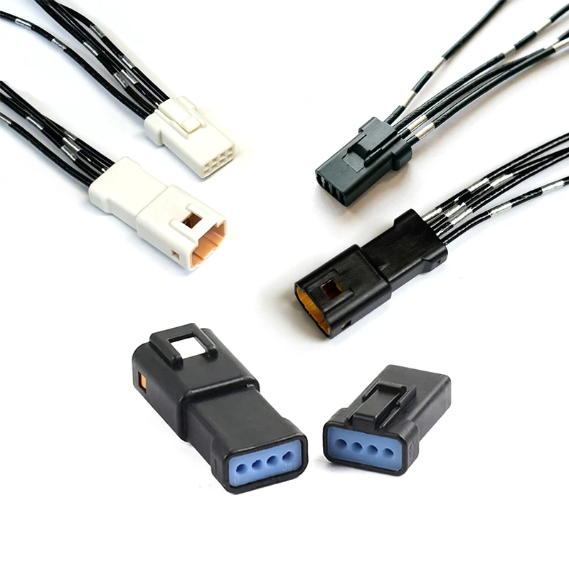 4 Pin Car Mini Waterproof Connector Motorcycle JST Male Female Harness Plug 04T-JWPF-VSLE-S/04R-JWPF-VSLE-S