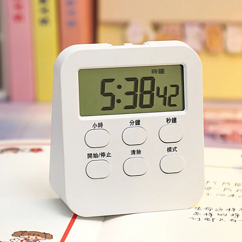 Ins Popular Timer Children's Dual-purpose Alarm Clock Student Time Management Kitchen   Tools digital timer