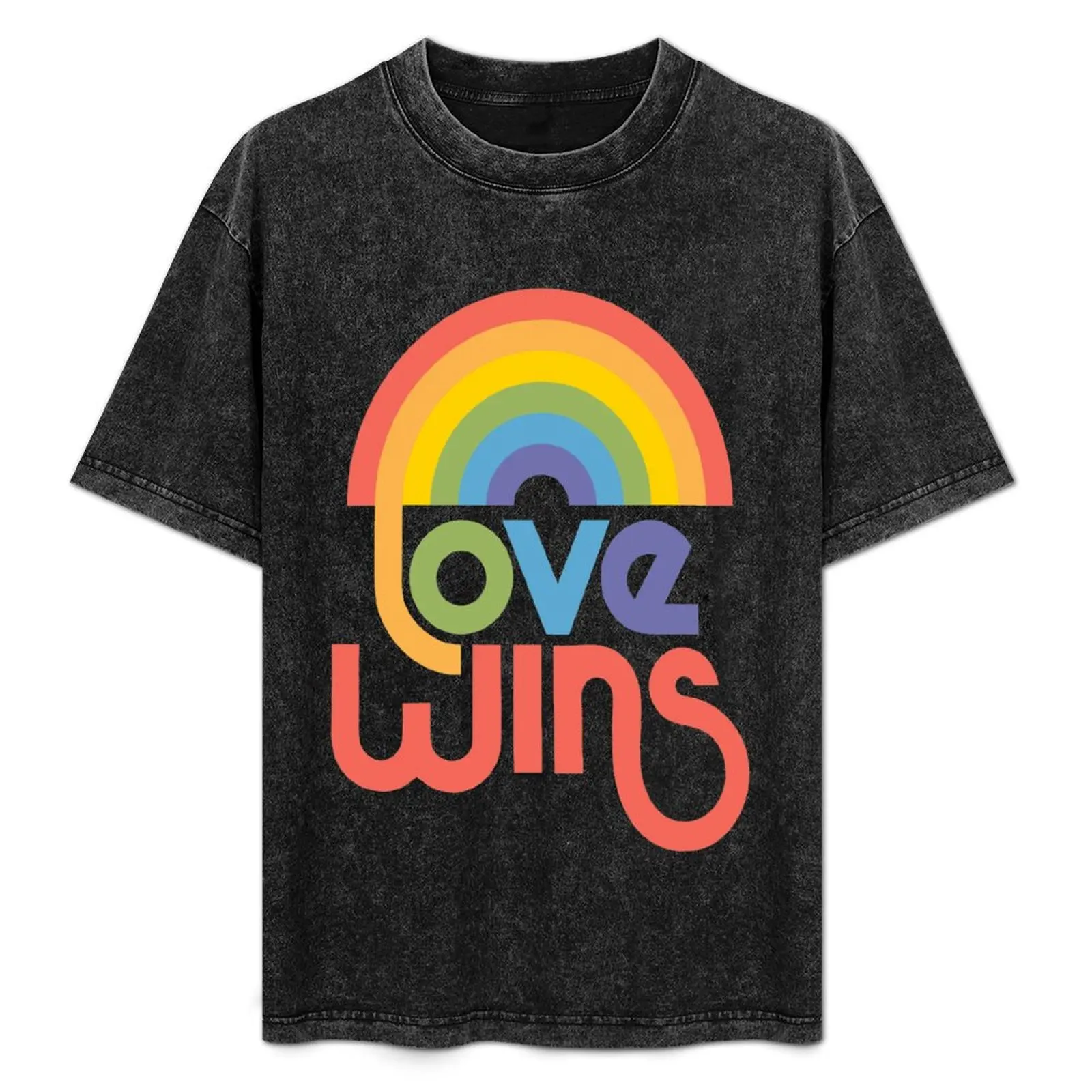 

Love wins T-Shirt clothes cotton man t-shirts cute tops tops mens workout shirts