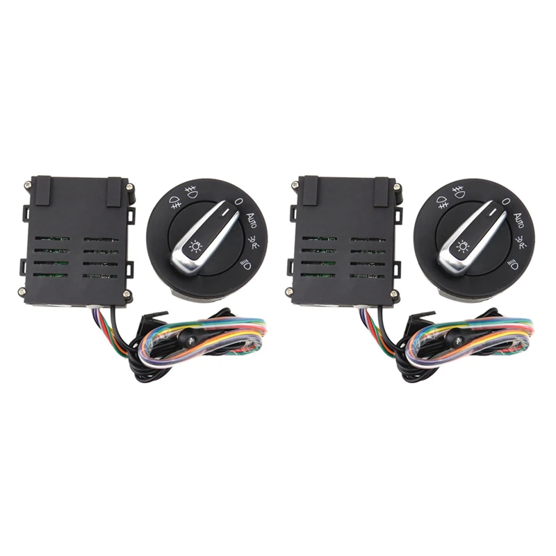 

4X Car Auto Automatic Headlight Sensor Knob Switch Control Module For Golf 4 Mk4 Jetta Mk4 Passat B5 Balo Bora