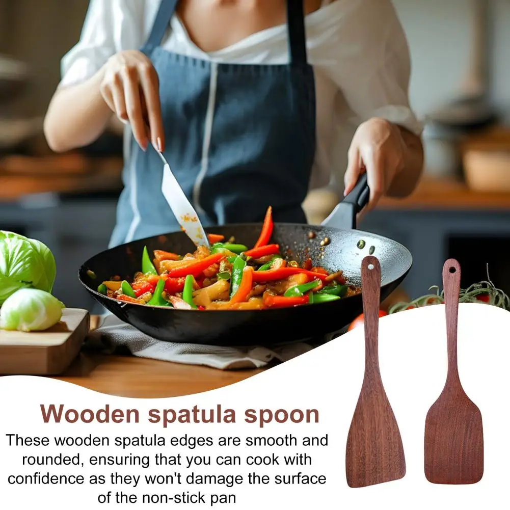 

Wooden Spatula Set for Cooking Stirring Wooden Kitchen Tools Set for Cooking Stirring Square Diagonal Spatulas for Mixing