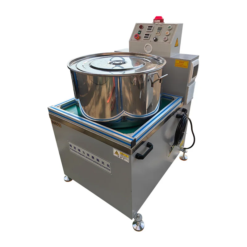 Magnetic Grinding and Polishing Machine Variable Frequency Speed Regulation Metal Surface Hardware Deburring Machine