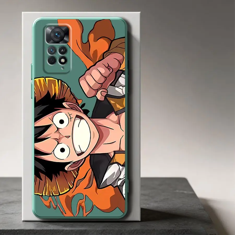Phone Cover Case for Xiaomi Redmi Note 15 Pro Plus 11S 12S 11 Note 13 14 10 Lite 12 One Pieces Monkey D Luffys