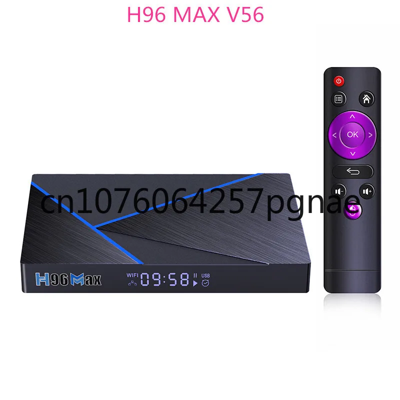 H96 Max V56 Set-Top Box Rk3566 4gb/32gb Dual Wifi Android 12 Bt Player