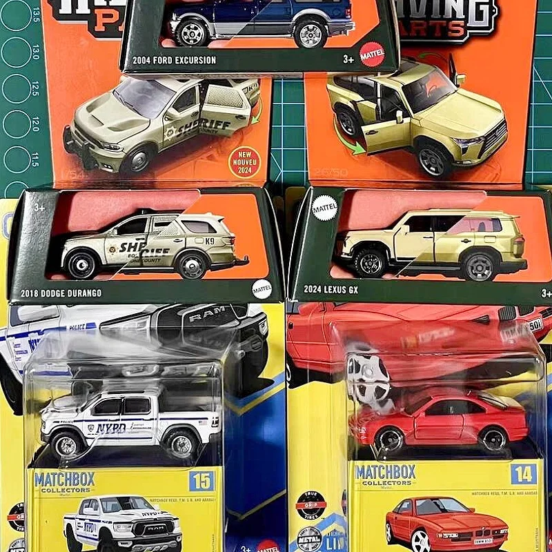 Matchbox Fwd28 1/64 Lamborghini Tesla Cybertruck Volkswagen Compact With Openable Doors Car Models Cars Collection Gift Toy