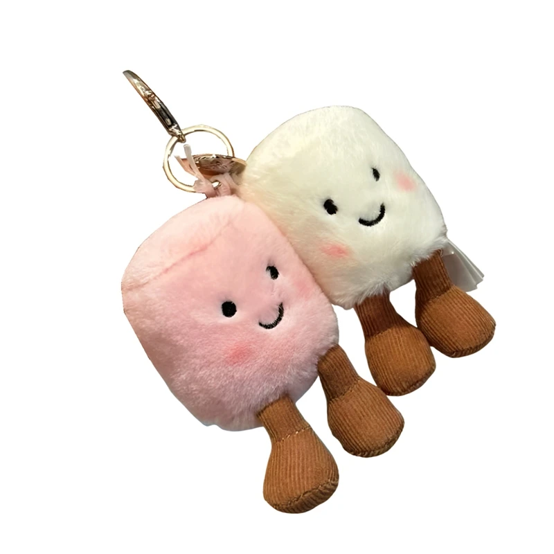 Hot Selling-Fun Marshmallow Keychain Cute Soft Keychain Pendant Doll Pendant Gift,Fun Marshmallow Keychain Cute Soft Keychain Pe