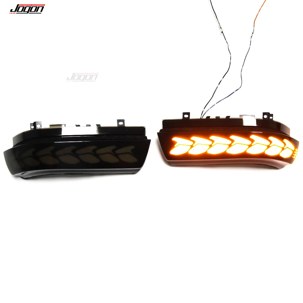 Dragon Style LED Light For Mitsubishi Pajero V73 V77 V93 V97 2006 - 2019 Side Wing Mirror Turn Signal Light Inditaction Lamp