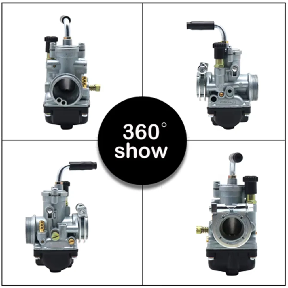 دراجة نارية PHBG المكربن PHBG 17.5 19.5 لمحرك 50-100cc 2 4 السكتة الدماغية 17.5 مللي متر 19.5 مللي متر سباق موتو PHBG17.5 PHBG19.5 Dellorto