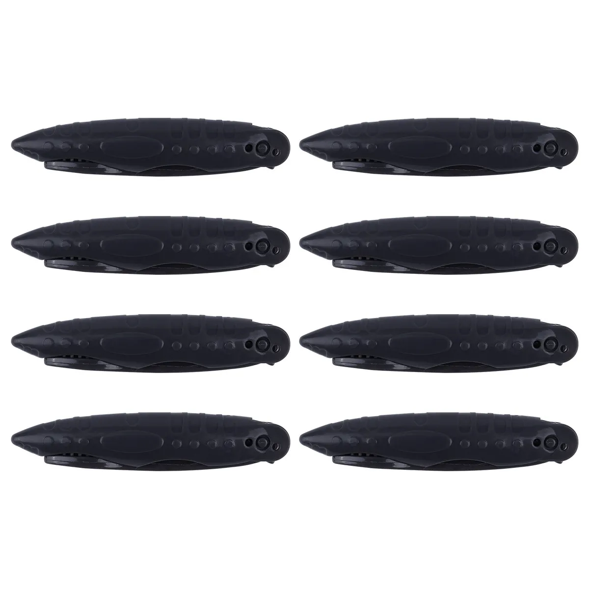 8Pcs Travel Toothbrush Folding Handle Compact Lightweight Anti-Slip Comfort Grip for Camping Hiking Vacation Oral Health