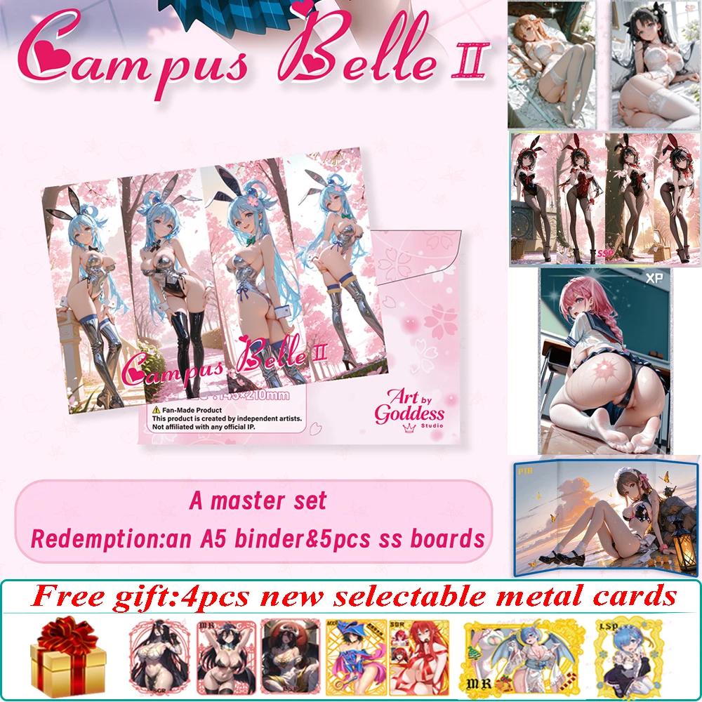 

Newest Campus Belle 2nd Edition A5 Art Board Waifu Acrylic Borads Anime Hobby Goddess Collection No Dupes Master Set Doujin Toy