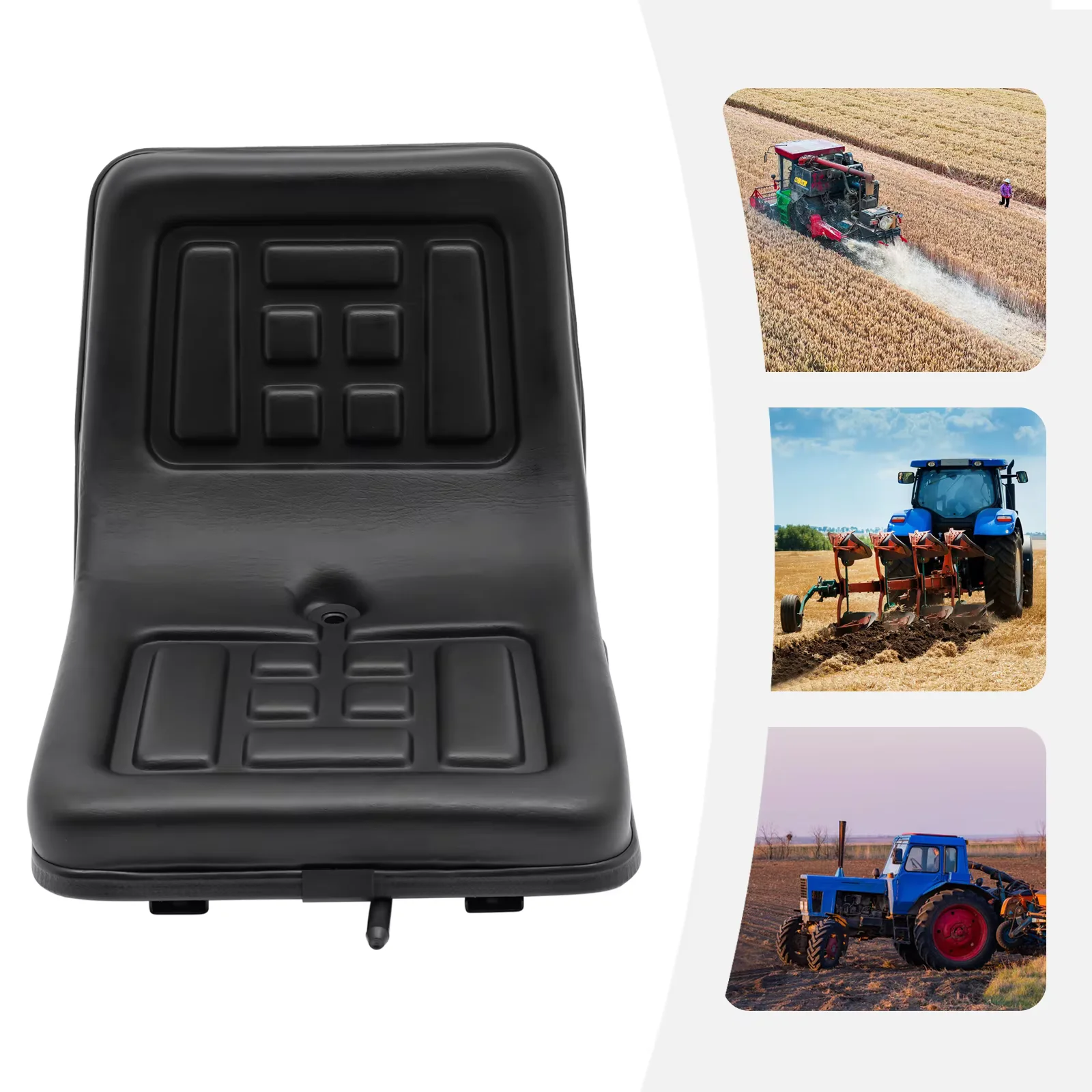 

Universal Adjustable Tractor-Seat Waterproof PU Dumper Forklift Mower Seat