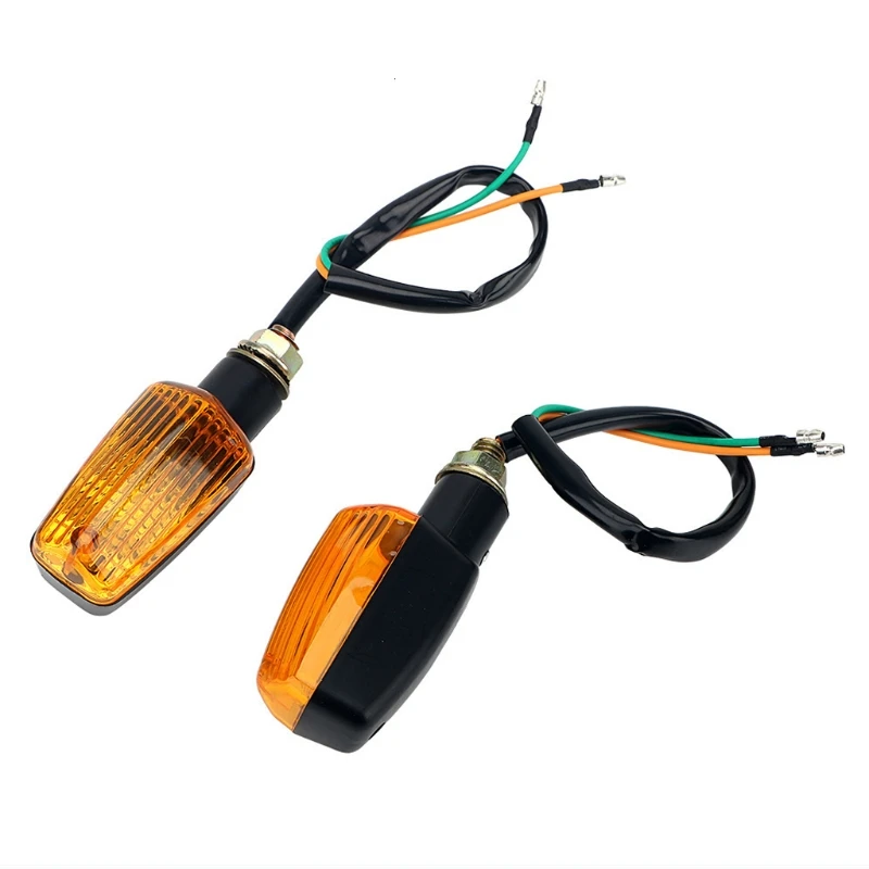 High Efficiency Flashers 4Pcs 12V Motorcycle Turn Light 12V Motorbike Yellow Amber Lamp