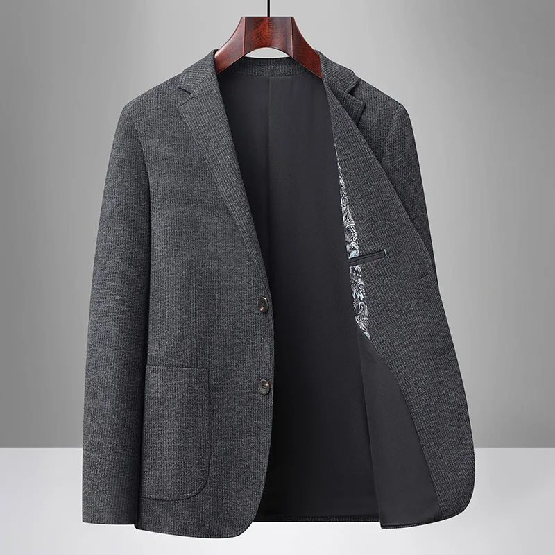 

Блейзер Новый мужской модный деловой уличный туристический банкетный свадебный шерстяной платье для актера, джентльмена, корейская версия, повседневный блейзер