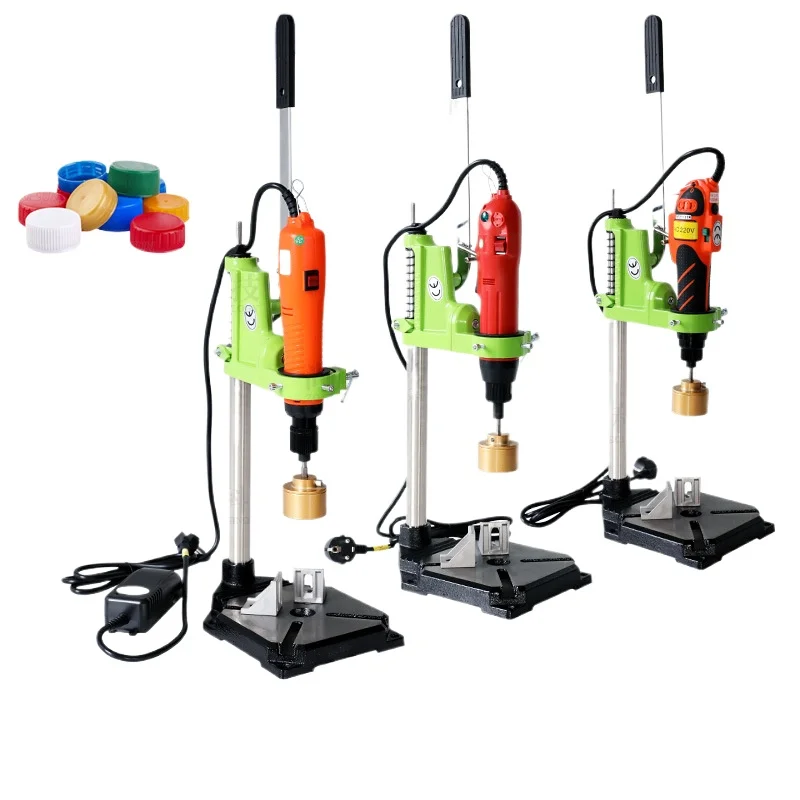 Plastic bottle PE bottle beverage bottle capping machine, ordinary lid anti-theft lid locking machine