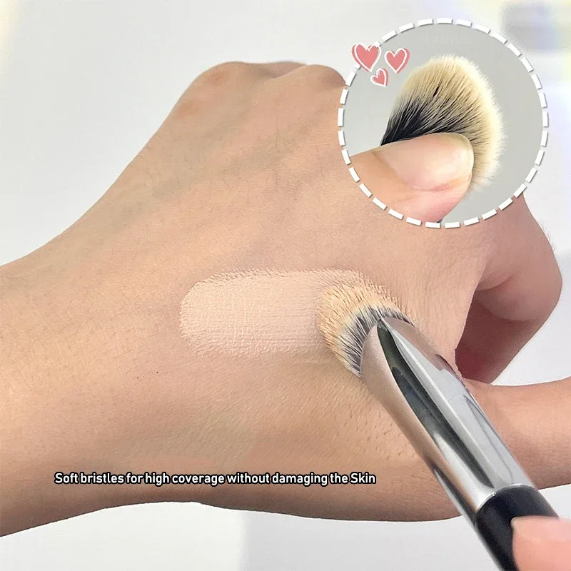 Driehoek Afgeschuinde Concealer Cirkels Acne Borstel Donkere Oogvlekken Concealer Cosmetische Borstel Detail Markering Accenten Make-up Kwasten