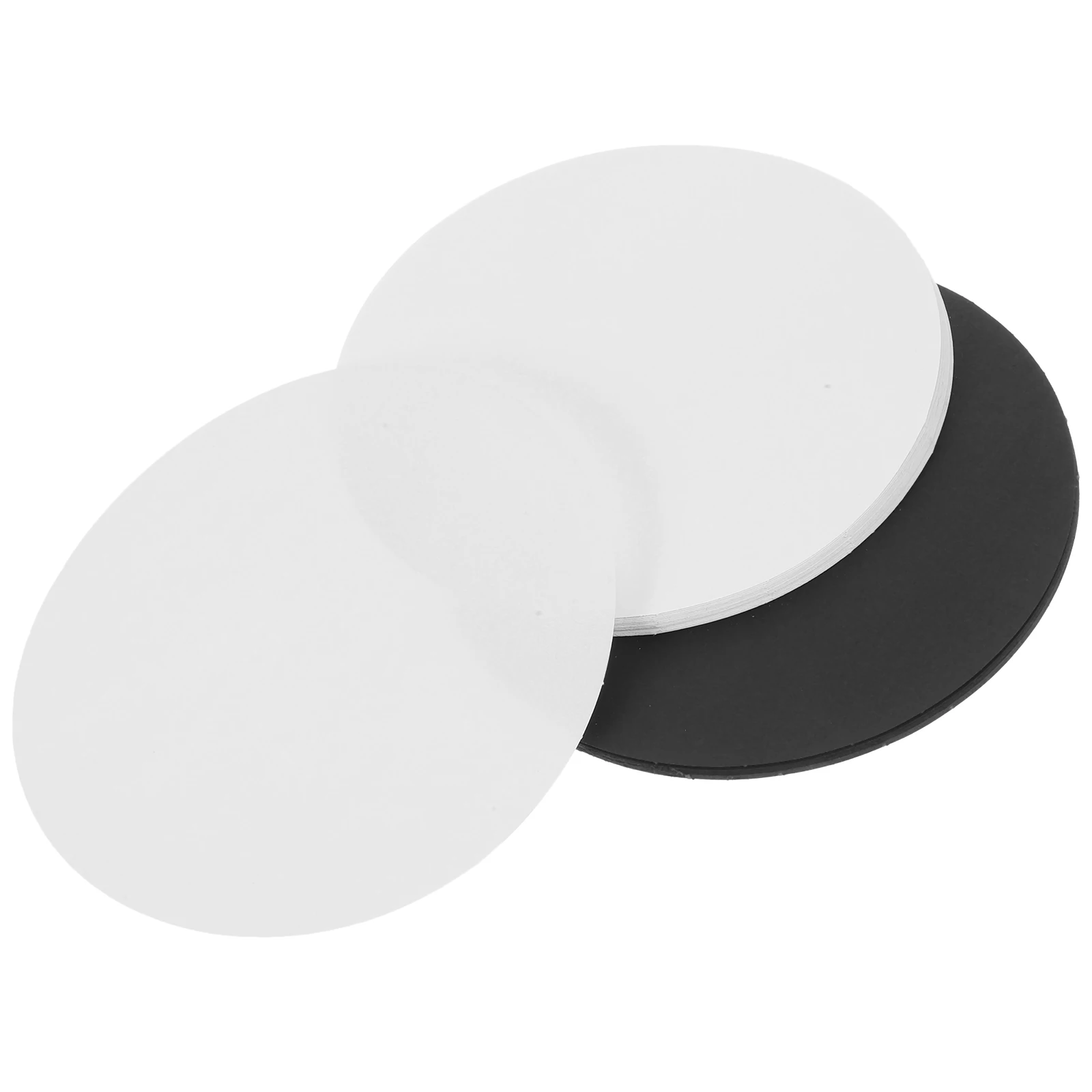 

40 Sheets Round DIY Card Paper 2 Packs 17x17cm Black White Thick Kraft Drawing Painting Art Craft Stock Sheets