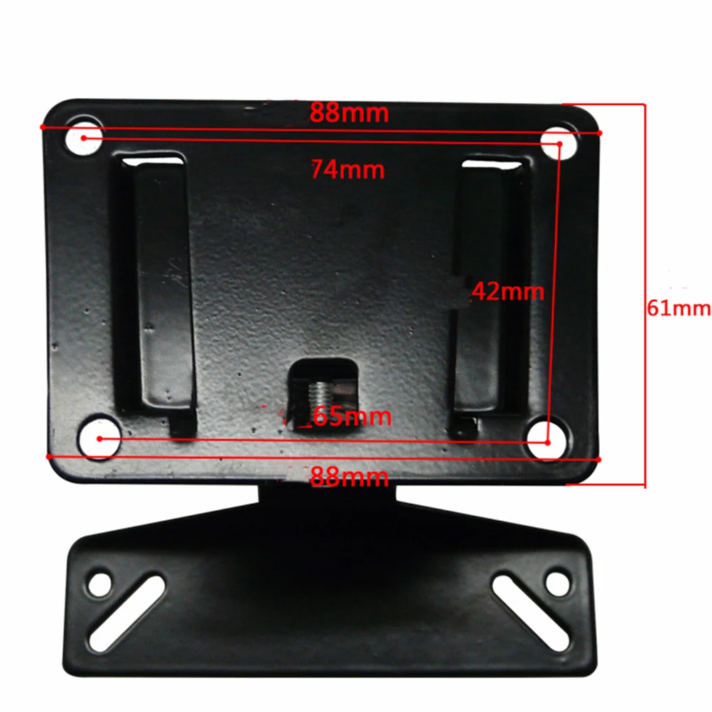 

1 Set Rotation Holder Wall Mount Bracket Screen Support Black Universal Fit Flat Panel Tvs Space Saving Durable