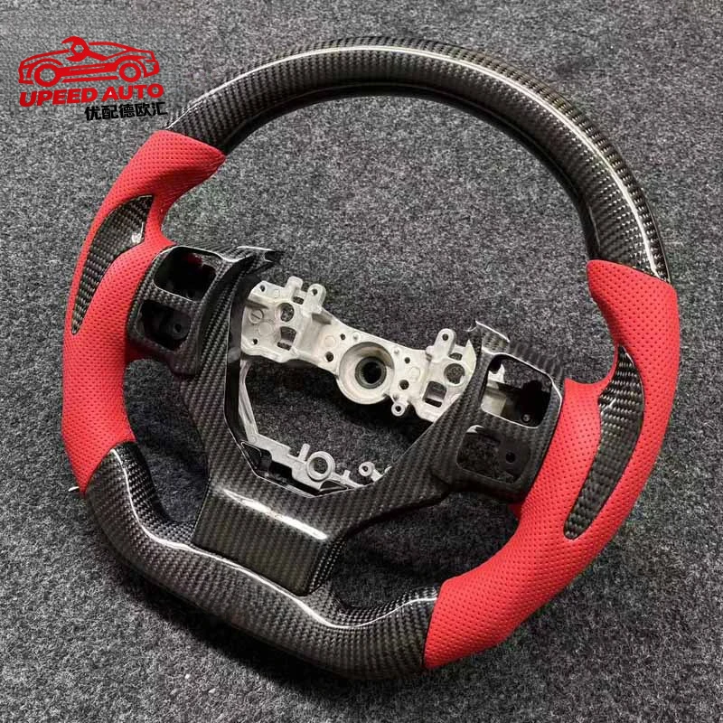 Suitable for Lexus IS series, carbon fiber steering wheel modified with F logo sporty style, high-quality cross-border supply
