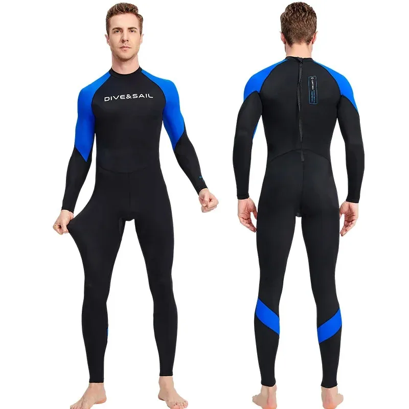 UV Protection UPF50+ Diving Snorkeling Surfing Spearfishing Suits Adult Youth Thin Wetsuit Diving Skin Rash Guard- Full Body