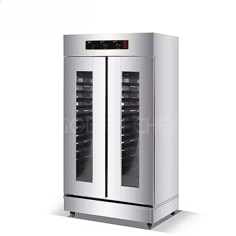 상업용 이중문 히터 빵 발효기 중간 발효기 제빵 발효기 기계 64 트레이 발효 스팀