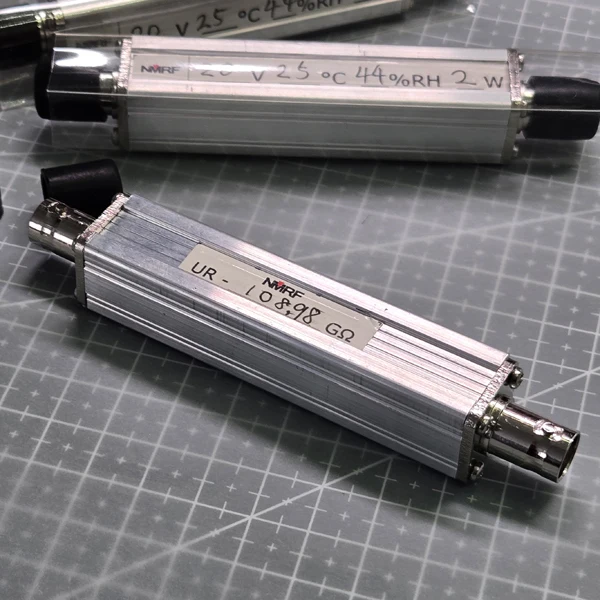 100GΩ (100kMΩ)/2W ultra-high resistance resistance, compact size, aluminum alloy shell BNC interface