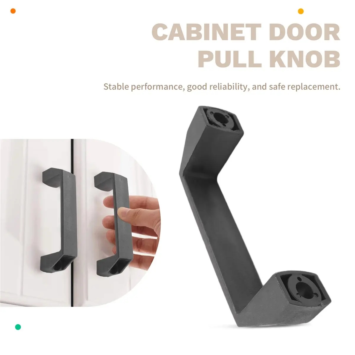 COFA Cabinet Drawer Door Plastic Handle Pull Knob 120mm 4.7