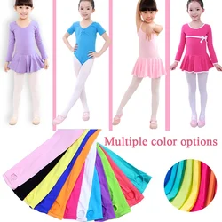 3/2/1 Pairs White Pantyhose Dance Tights Children's Dance Socks Girls' Pantyhose Spring Autumn Tights Pink Black Summer Tights