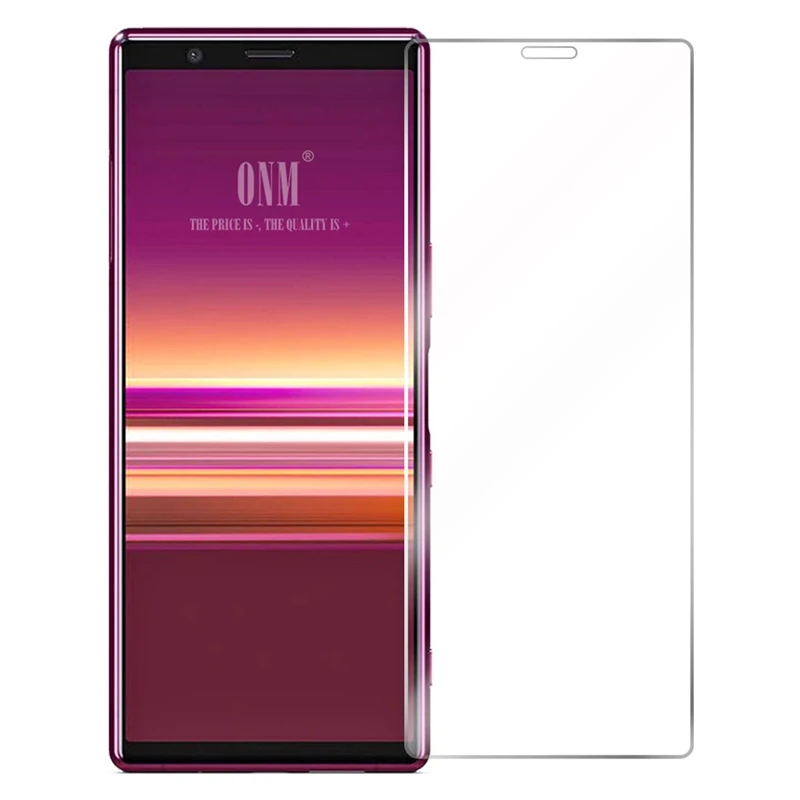 9H กระจกนิรภัยป้องกันหน้าจอสำหรับ Sony Xperia 1 1ii 1iii 5 5ii 5iii 8 10 II III Lite plus 10ii 10iii HD ป้องกันฟิล์ม