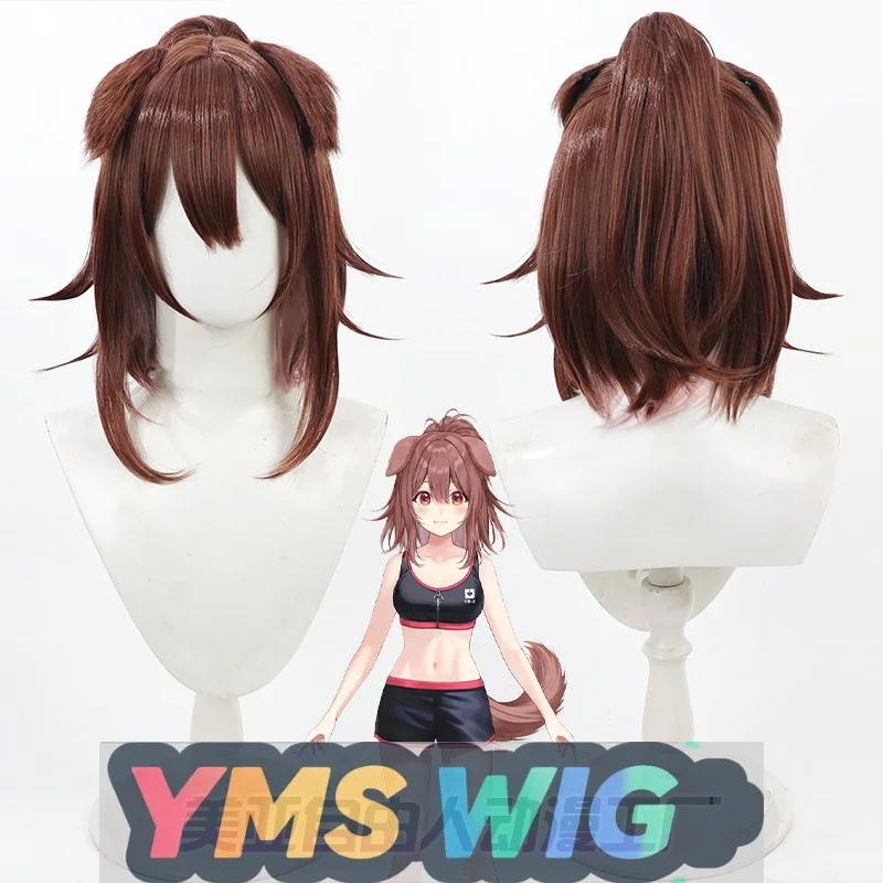 

[ YMS WIG ]Virtual VTuber Inugami Korone Cosplay Wig Birthday Commemorative YB-2 Work Suit